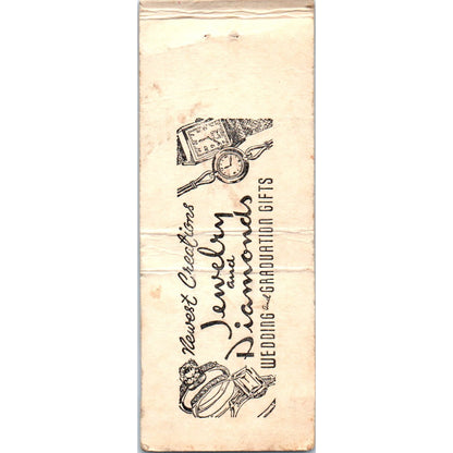 Gossett's Jewelry Carlsbad New Mexico Advertising Matchbook Cover MM9-4