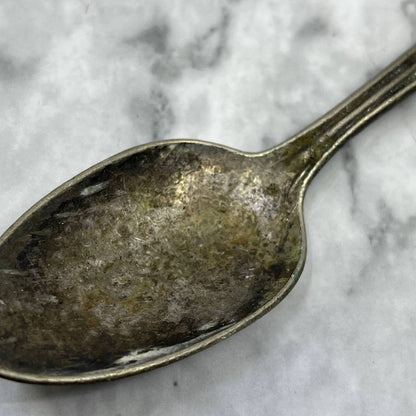 Antique c1920 Silverplate Demitasse Spoon Gunter Hotel San Antonio TX SE6-1