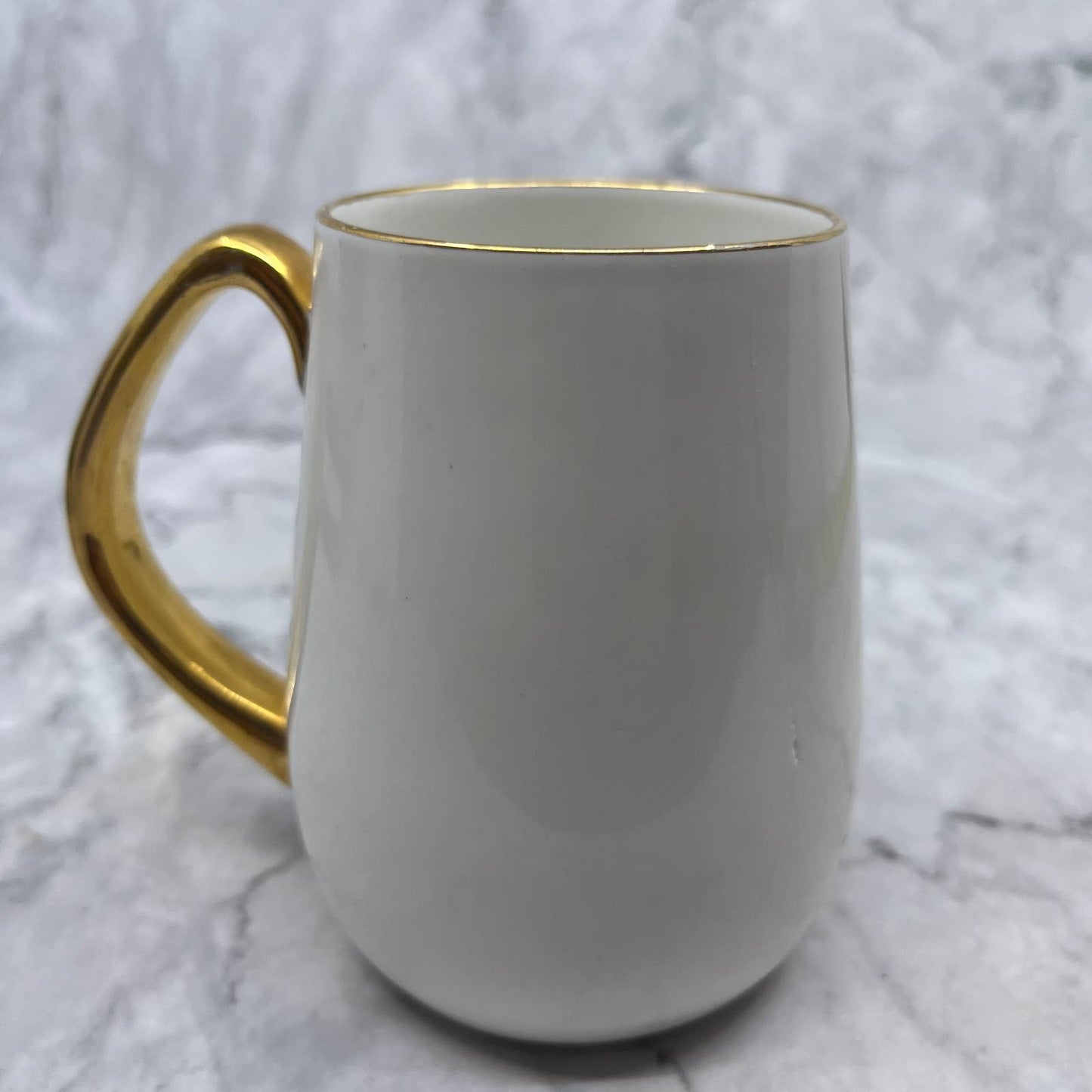 Vintage Poodle Dog Ivory Porcelain Coffee Tea Cup Mug Made in England Rosina TI8