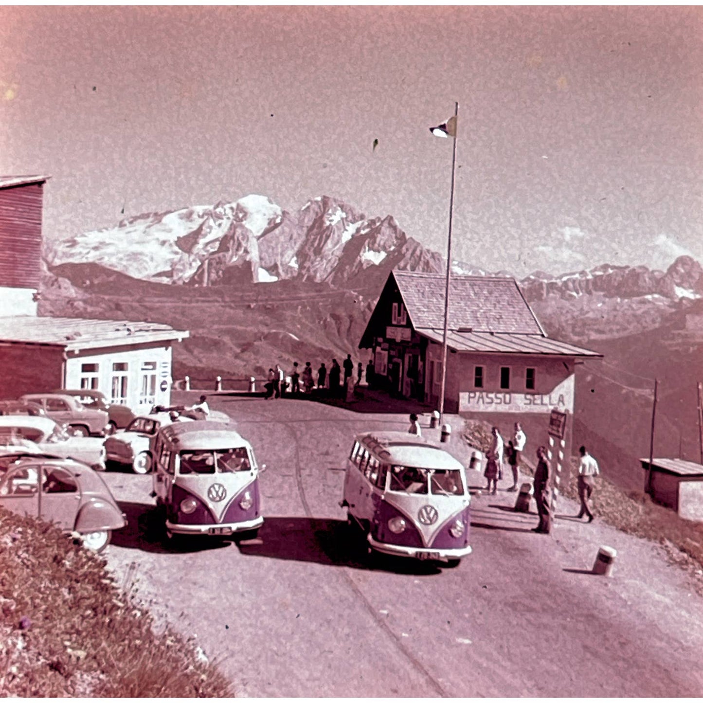 1960s Dolomite Mountains Italy Travel Slide Set of 6 2x2 Slides TK2-S4-3