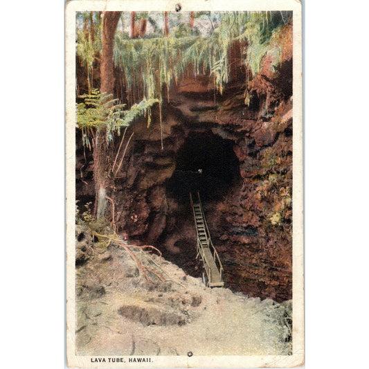 Lava Tube in Hawaii - Original Postcard P3-5