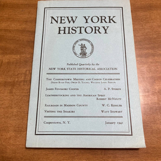 1941 WWII Era New York History Book 127 Pages Full Page Photos A5