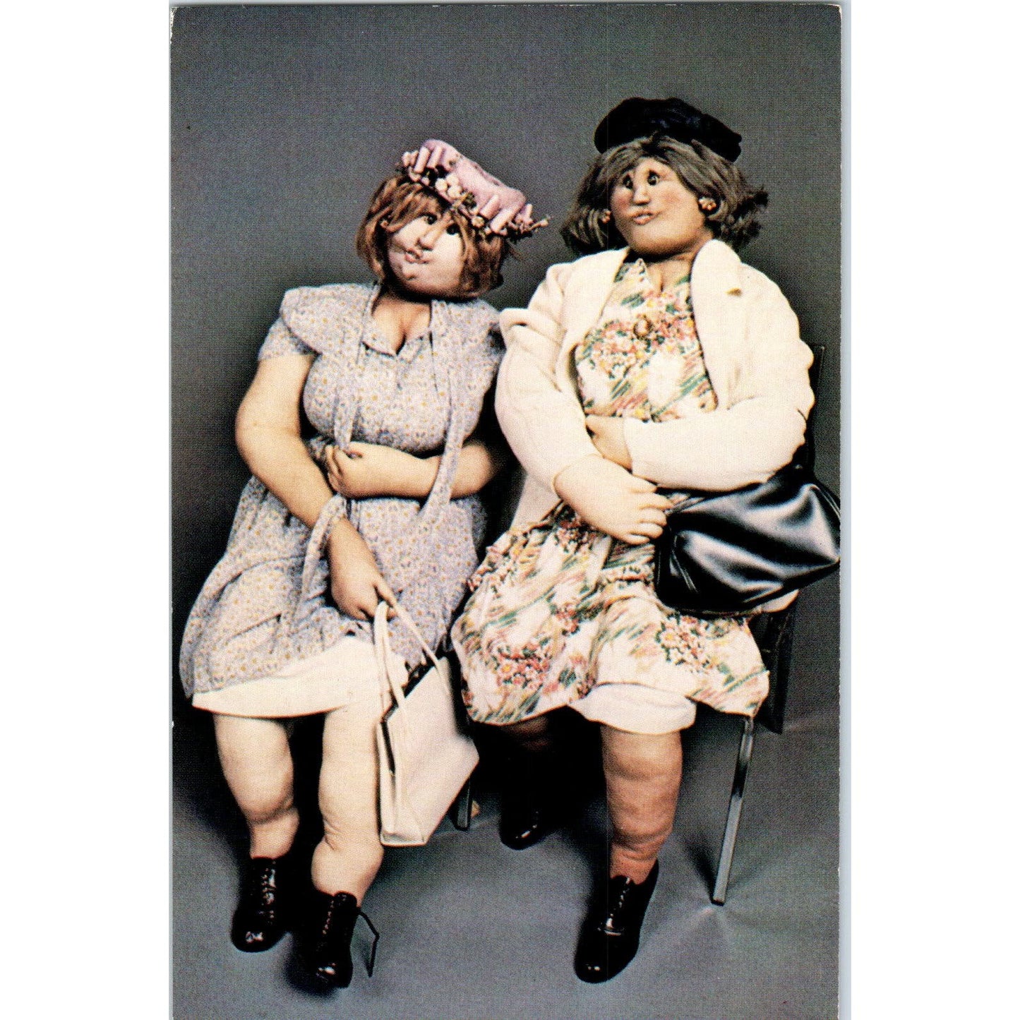 Life Size Soft Sculpture June Tressler Clinton NJ Original Postcard PB9