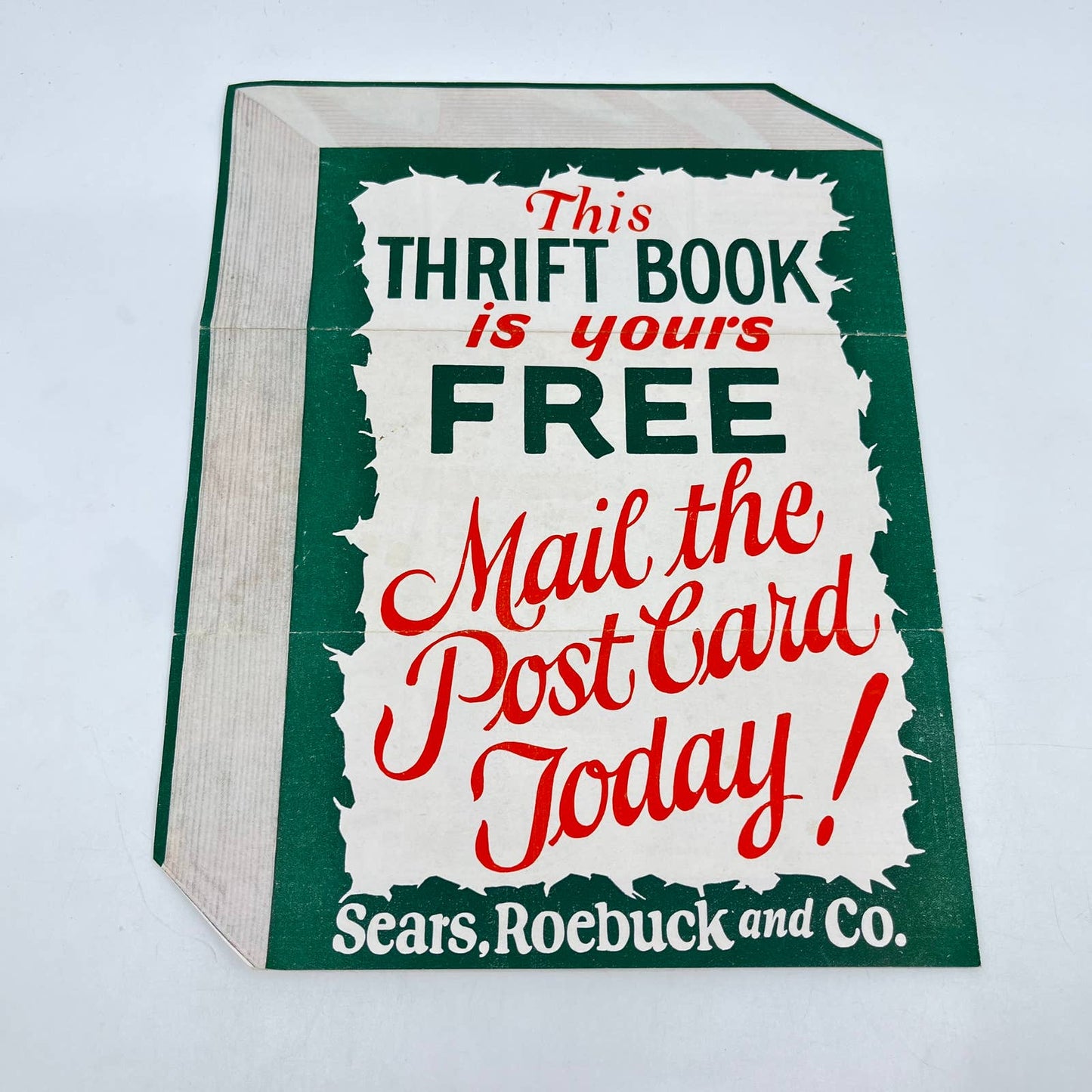 1925 Sears, Roebuck & Co “Thrift Book” Advertisement Leaflet Seattle WA SC5