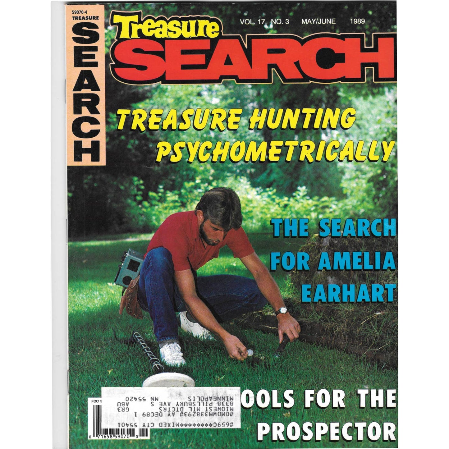 Treasure Search Magazine 1989 May/June Metal Detecting Gold Diamonds M2