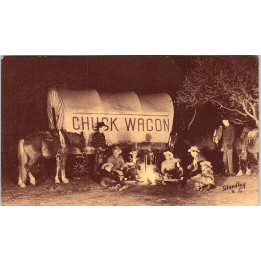 Jaycee Chuck Wagon Dinner Garden of the Gods Colorado Springs CO Postcard TK1-28