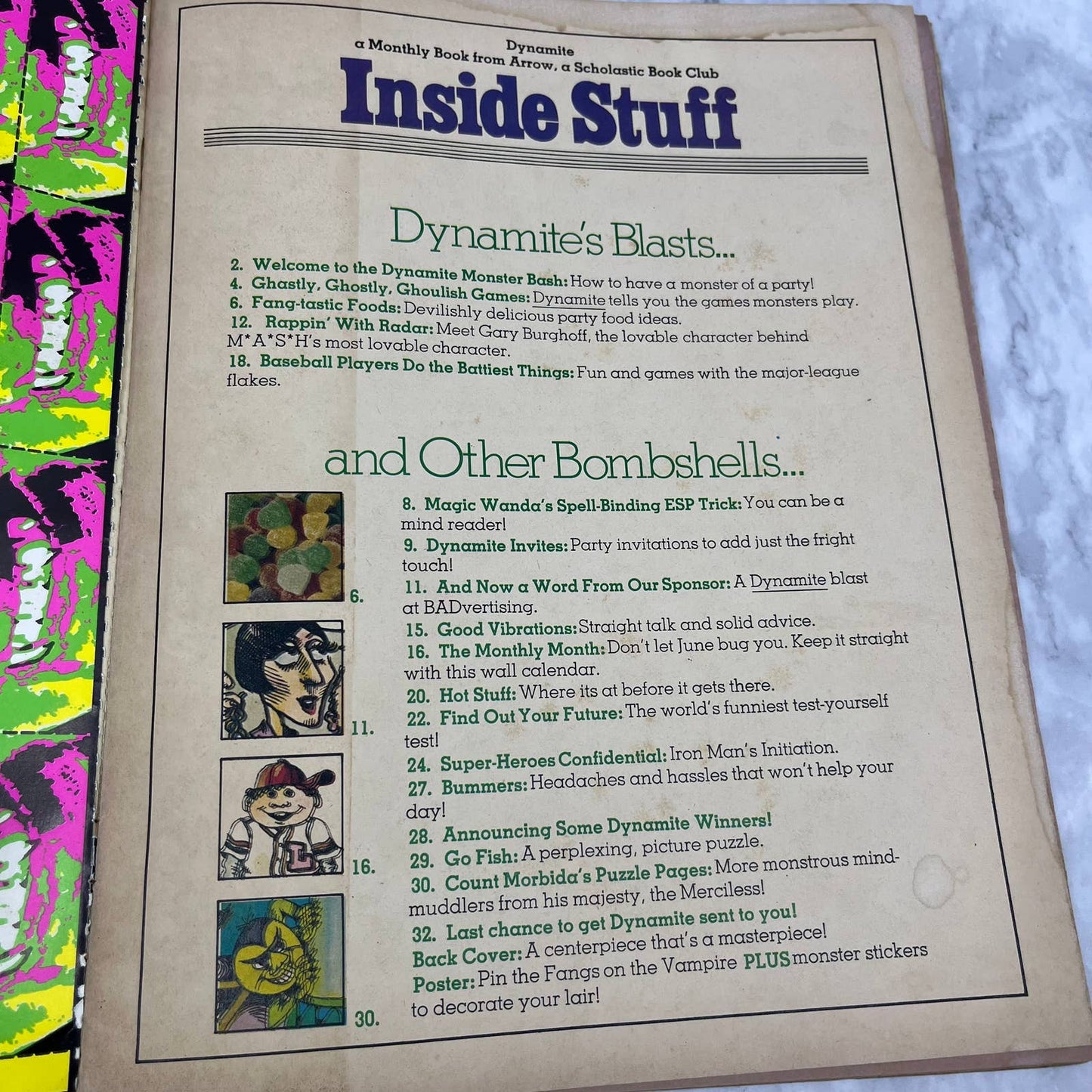 Vintage Dynamite Magazine #12 (1975) Monster Bash Very Good TJ4