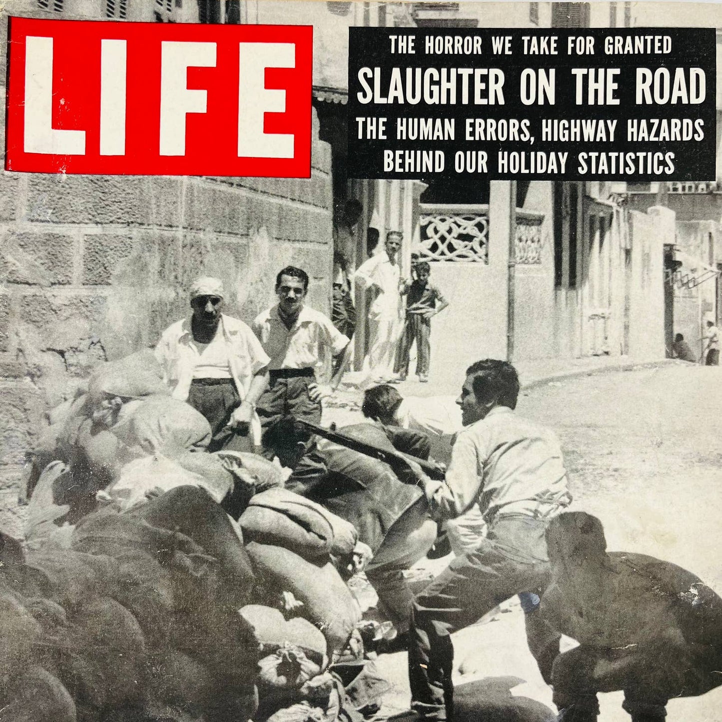 LIFE MAGAZINE JULY 7 1958 LEBANESE REBELS BEIRUT SLAUGHTER ON THE ROAD TA4