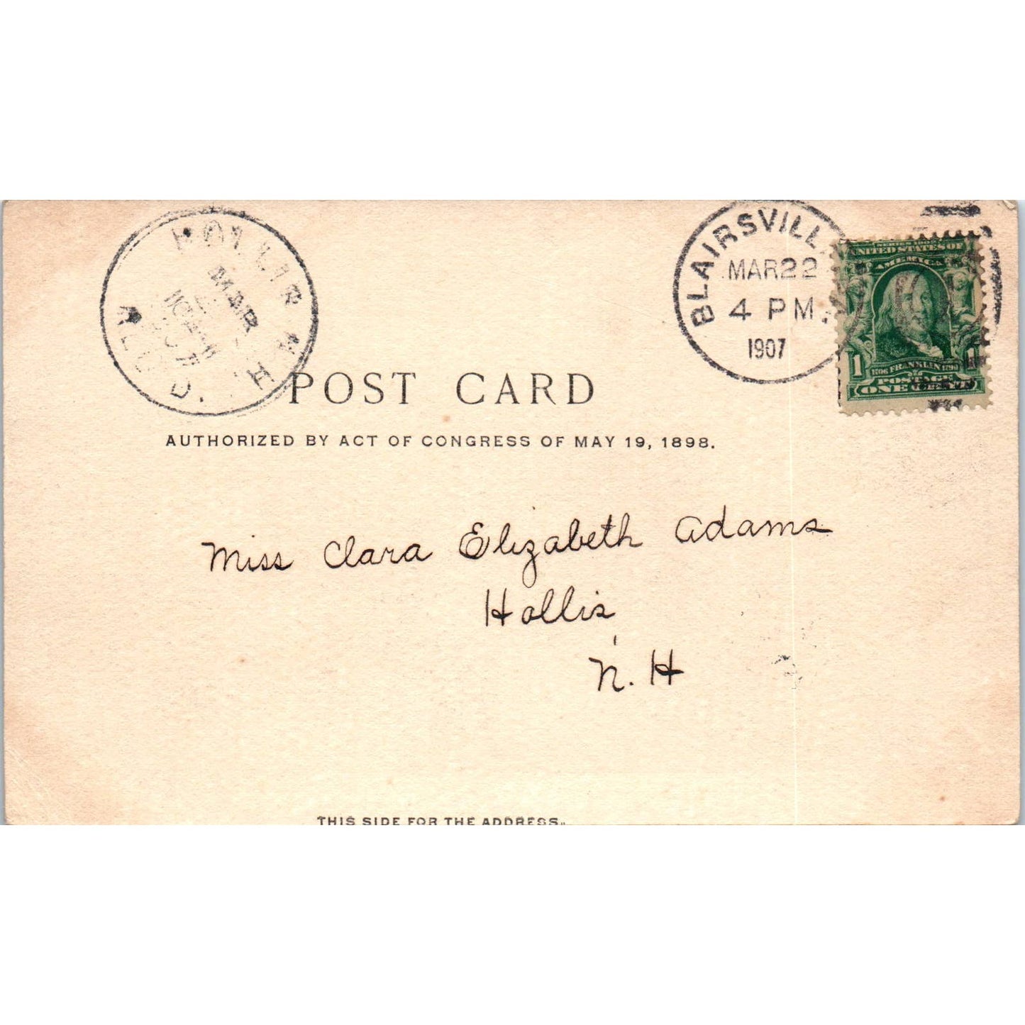 1907 Postcard Christ Church E. E. Pittsburgh PA TD8-P2
