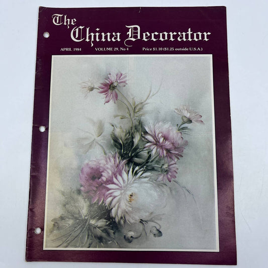 1984 April - The China Decorator Magazine - Mums One-Fire Maro C. de Freitas TH8