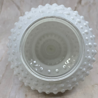Milk Glass White Hobnail Light Shade Globe Ceiling Wall Mount 5” TE5