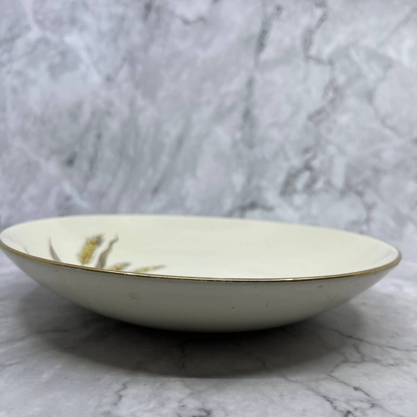 Cunningham & Pickett China 8.25" Vegetable Bowl Wheat Spray 22k Gold Trim TA1