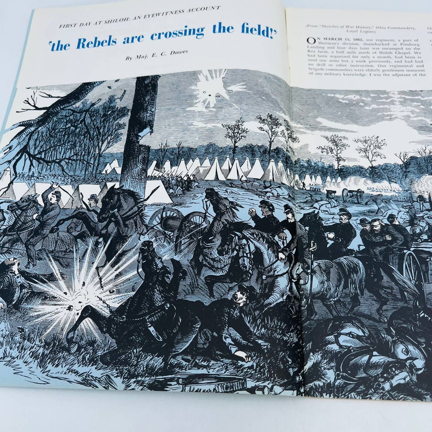 Vintage Civil War Times Illustrated February 1969 The First Day at Shiloh