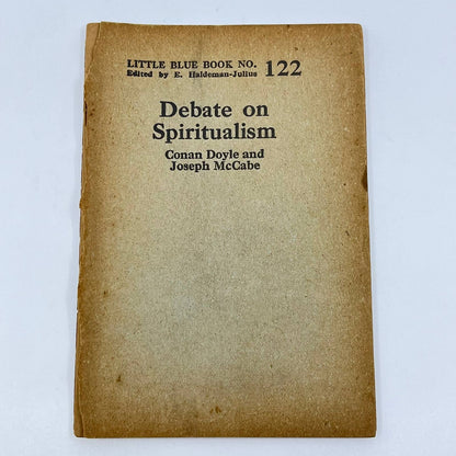 c1920 Little Blue Book No. 122 Debate on Spiritualism Conan Doyle, McCabe SD3