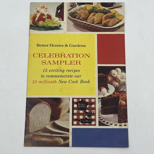 1960s Better Homes & Gardens Celebration Sampler Recipes Cookbook TG6