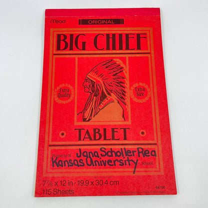 Vintage Mead Big Chief Pencil Tablet Notepad TE4