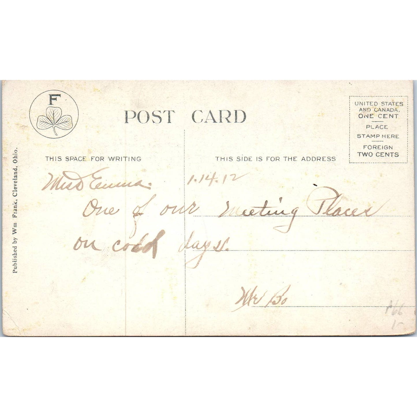 Interior of Euclid Ave. Arcade Cleveland OH c1910 Original Postcard TK1-24