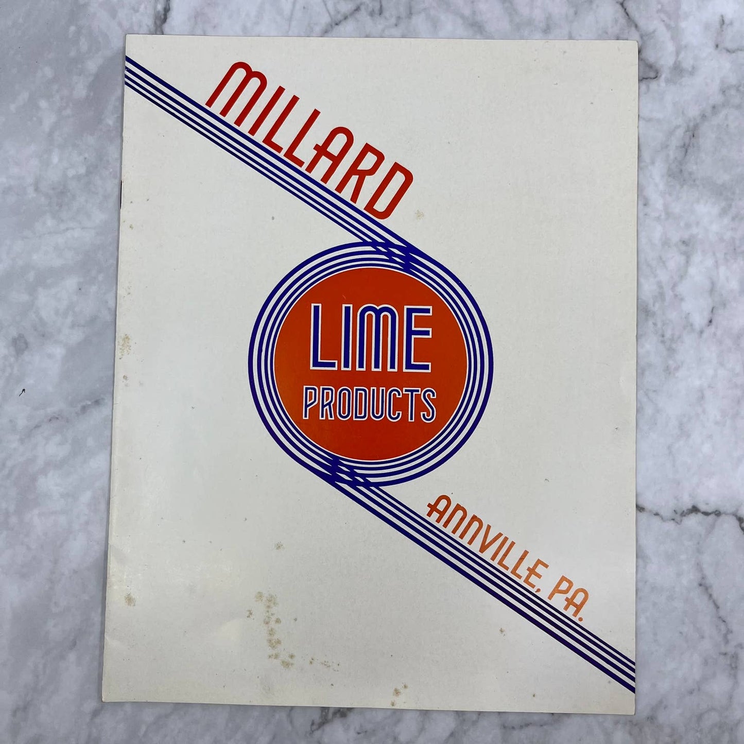 1940 H.E. Millard Lime and Stone Company Newsletter Promo BookTI6