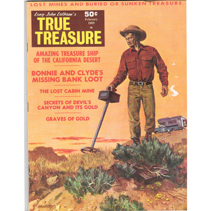 Long John Latham's Treasure Magazine - Gold Mining Metal Detecting Feb 1969 M5