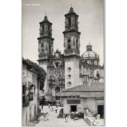 Santa Prisca de Taxco Mexico - Original RPPC Postcard TJ7-MP
