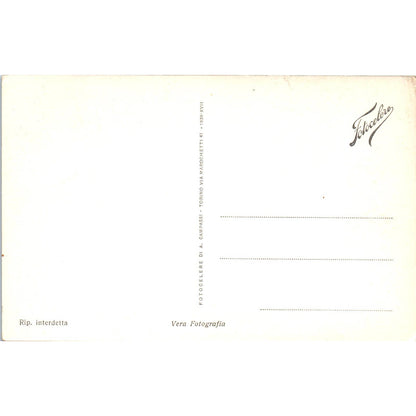 Trieste Piazzale E Castillo S. Giusto - Original RPPC Postcard TJ9-P1