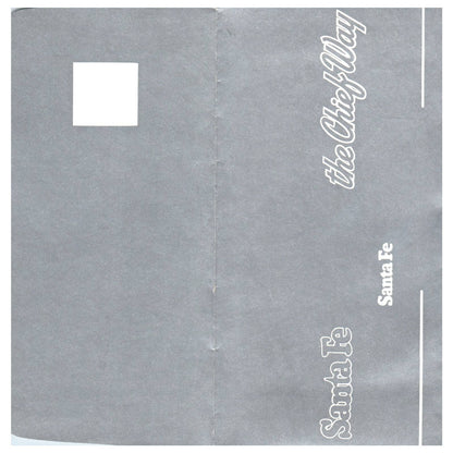 1960s Santa Fe Railway Chief Way Chicago Texas CA Silver Ticket Envelope SE4