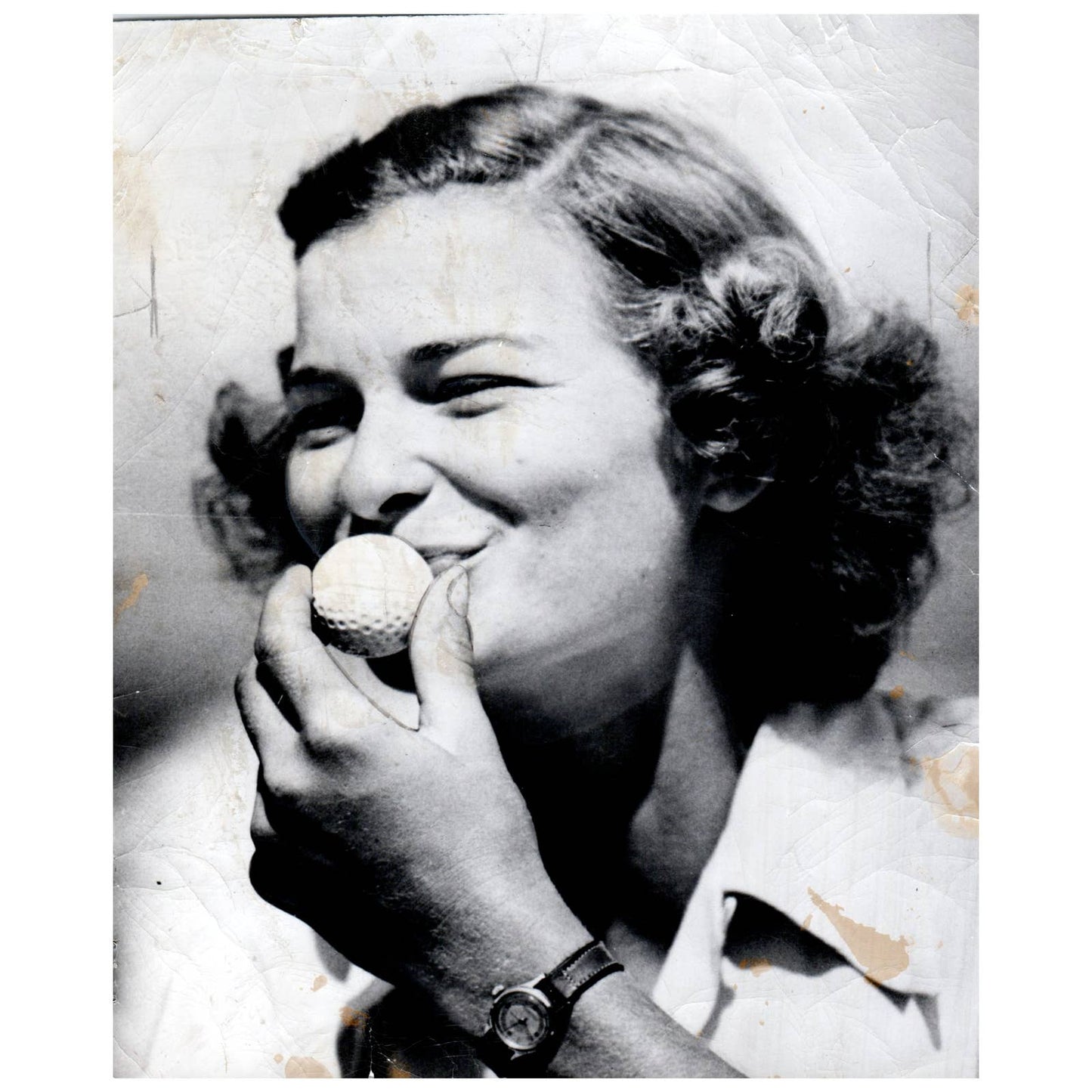 1959 Original Press Photo Ladies' PGA Golf Beverly Hanson ~7x9 AD1