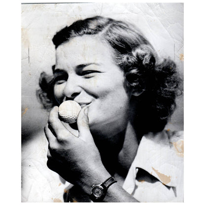 1959 Original Press Photo Ladies' PGA Golf Beverly Hanson ~7x9 AD1