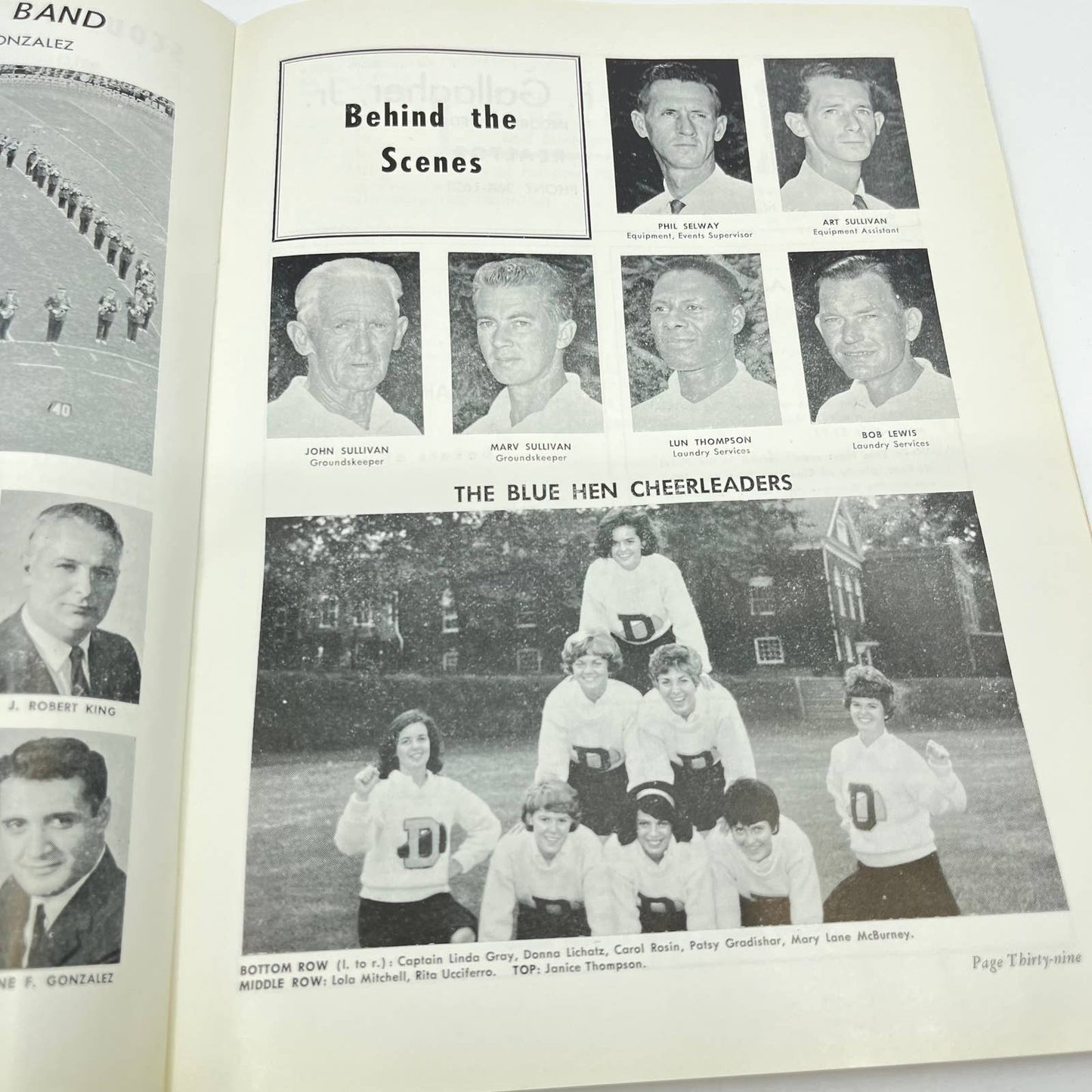 1965 Delaware Vs Gettysburg College Football Homecoming Program TF9