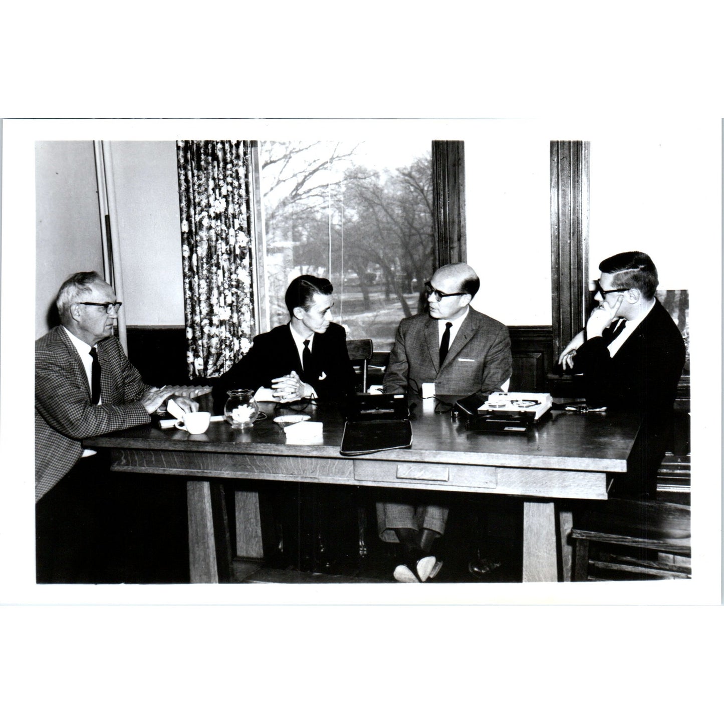 Mexico Ambassador Margain at Press Conference 1965 Original Photo 5x7 B10