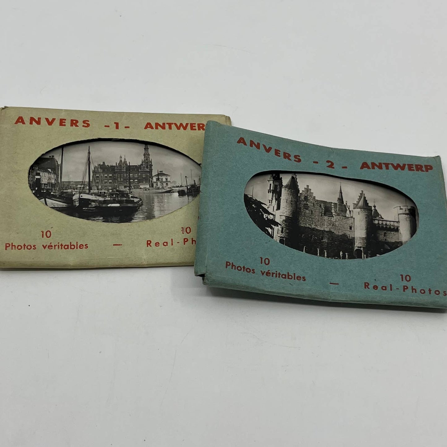 1940s Anvers Antwerp Belgium Souvenir Photo Pack Lot of 2 SC5