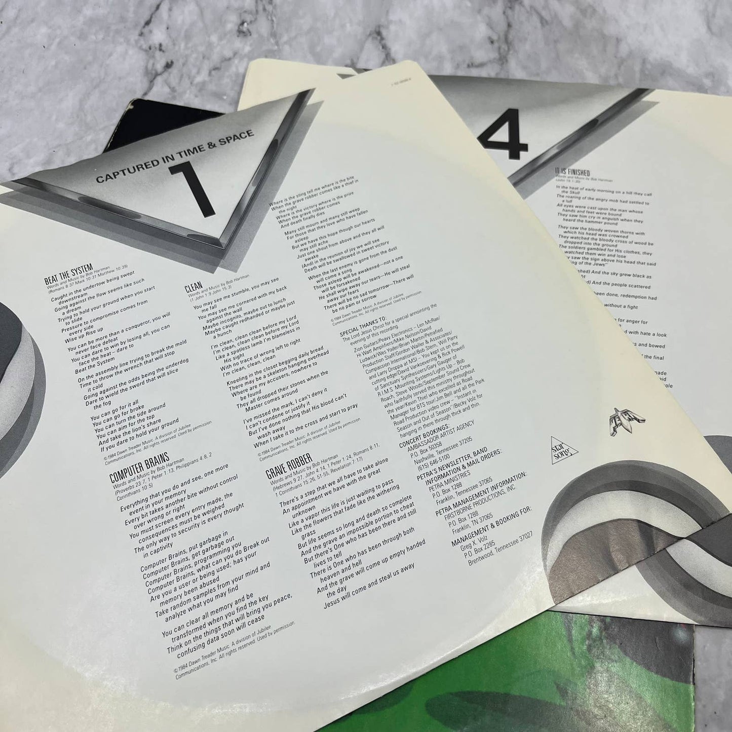 Petra Captured in Time and Space Vinyl Double Record LP 1986 TH5