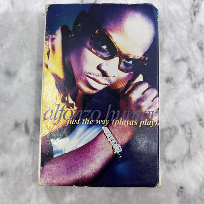 RARE Alfonzo Hunter - Just The Way (Playas Play) Cassette Tape Single TJ4