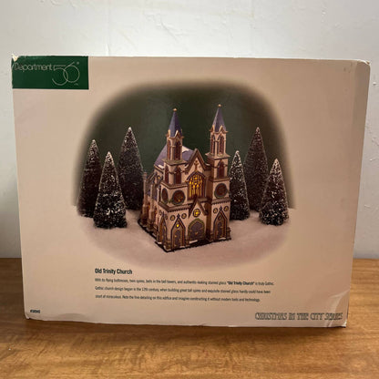 Dept 56 Christmas in the City Old Trinity Church #58940 Heritage Village House