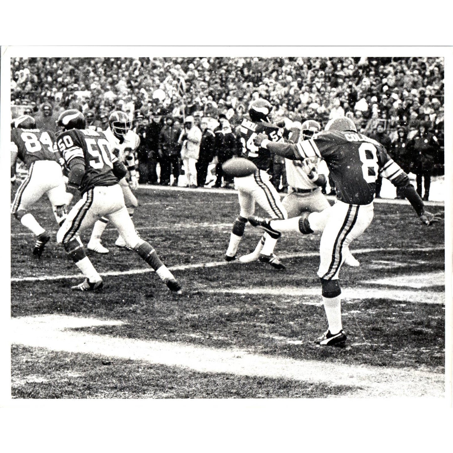 1978 Original Press Photo Football Minnesota Vikings Greg Coleman 8x10" TK2-FP