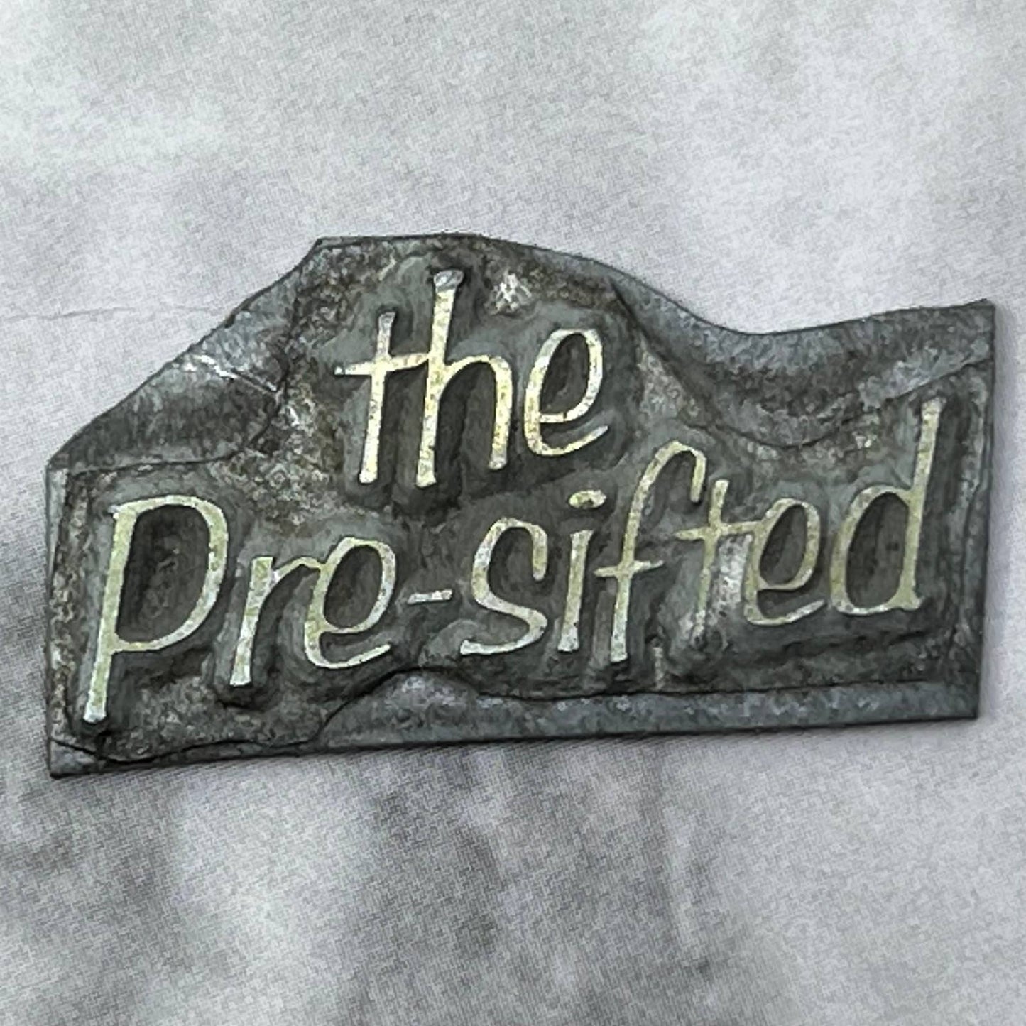 Vintage Printing Letterpress Printers Block Plate “the Pre-Sifted” SE836