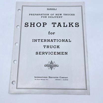 1940s Shop Talks for International Truck Servicemen #6 Preparation of Trucks TF8