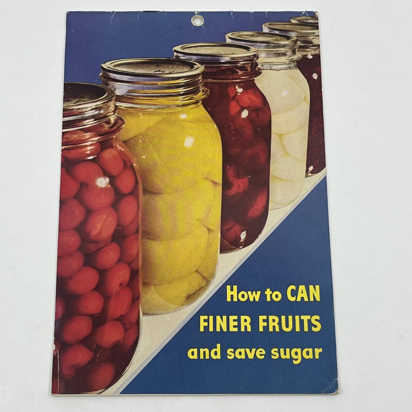 1940s Karo Syrup How to Can Finer Fruits - Guide to Home Canning Size Tables TG6