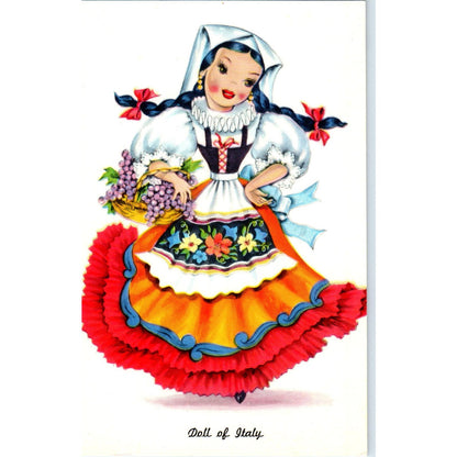 Doll of Italy - Dolls of Many Lands Series Original Postcard PB4