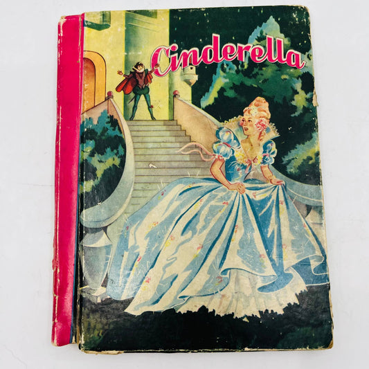 1940 CINDERELLA The Little Color Classics Hardcover Illustrated BA4