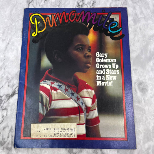 1981 Dynamite Magazine #81 Gary Coleman Rare ORIGINAL Vintage TJ4-2