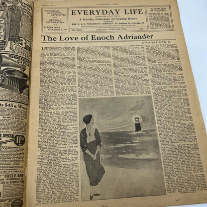 1926 January Chicago - Everyday Life Magazine For Country Homes FL4