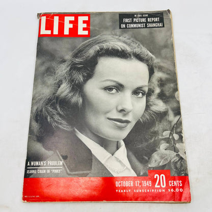 LIFE Magazine October 17 1949 Jeanne Crain in Pinky Cover Tightrope Walker TA8