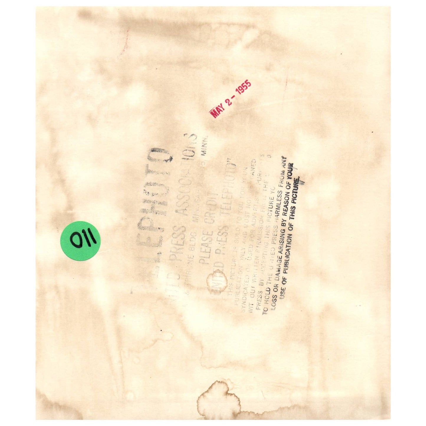 1955 Press Photo Track and Field Hurdles Josh Culbreath Morgan State ~6x8" AD2