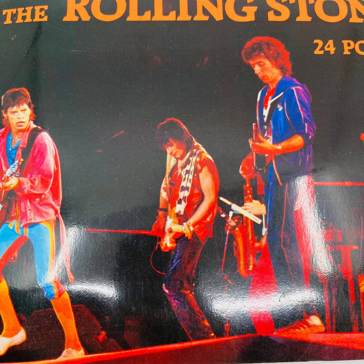 1983 The Rolling Stones 24 posters Book Mick Jagger concert photos 8.5 x 11 C8