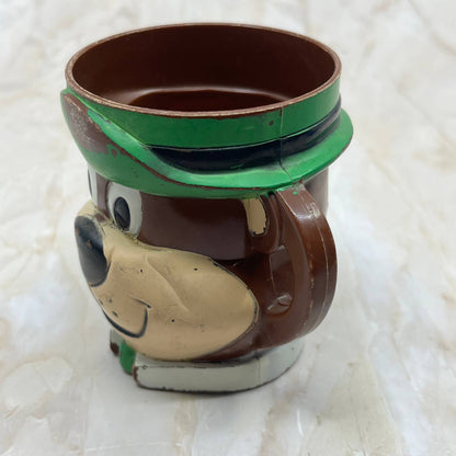 Vtg 1961 Hanna-Barbera Yogi Bear Plastic Cup Mug F&F Mold TK2-2
