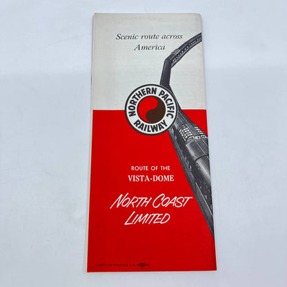 1959 Northern Pacific Railway Vista-Dome North Coast Limited Guide Booklet TF7