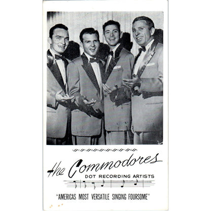 The Commodores Dot Recording Artists Original Trade Card P1-13