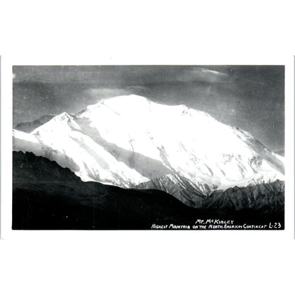 Mt. McKinley RPPC Alaska Original Postcard P2-6
