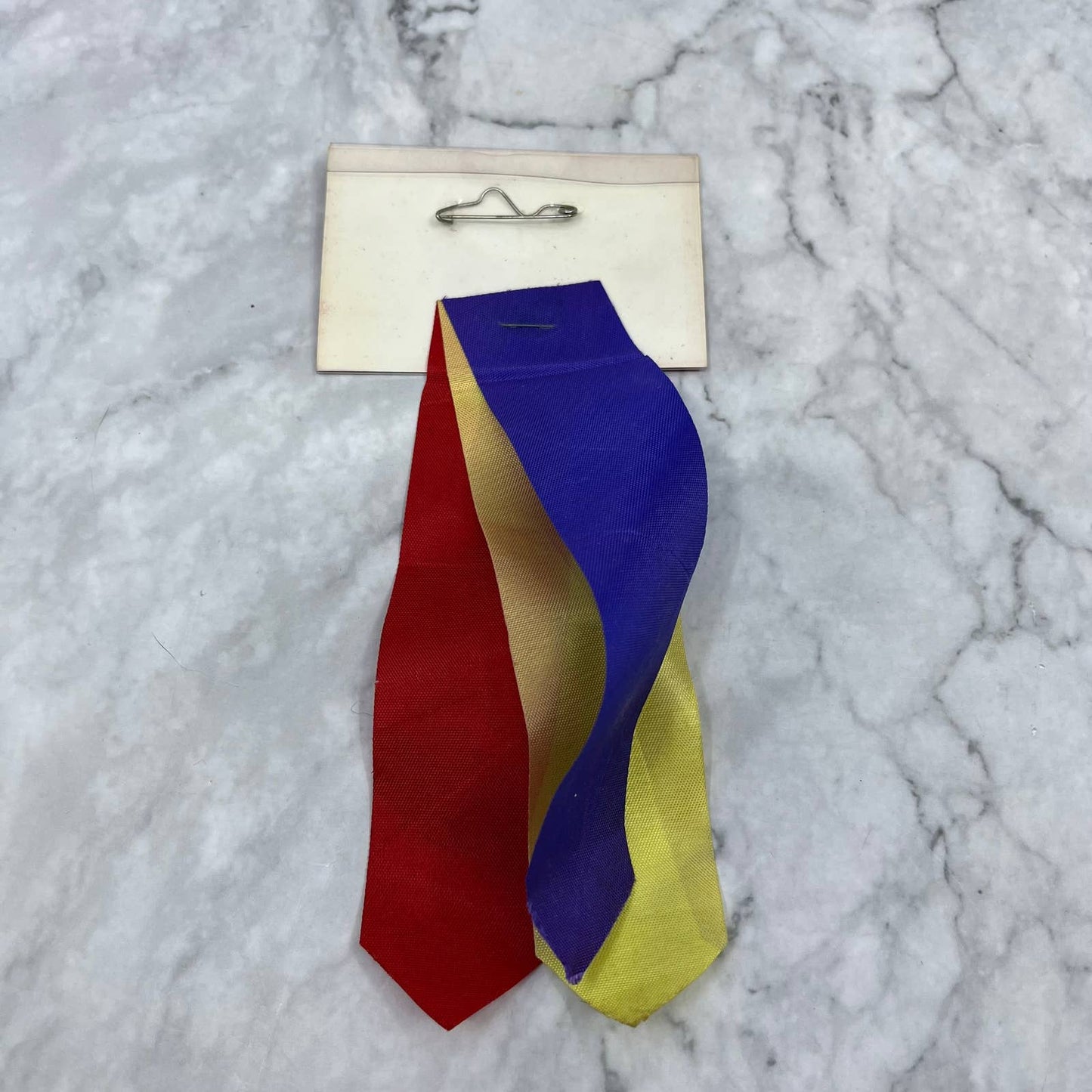 Vintage Circus Historical Society Blank Name Badge With RIBBONS TJ1